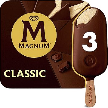 Magnum Classic Vanilla Ice Cream Sticks (3 x 100ml) - Compare Prices ...