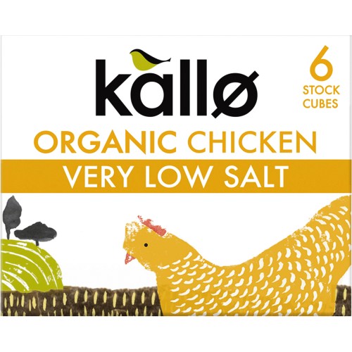 Kallo Organic Very Low Salt Chicken Stock Cubes (6 x 8g) Compare