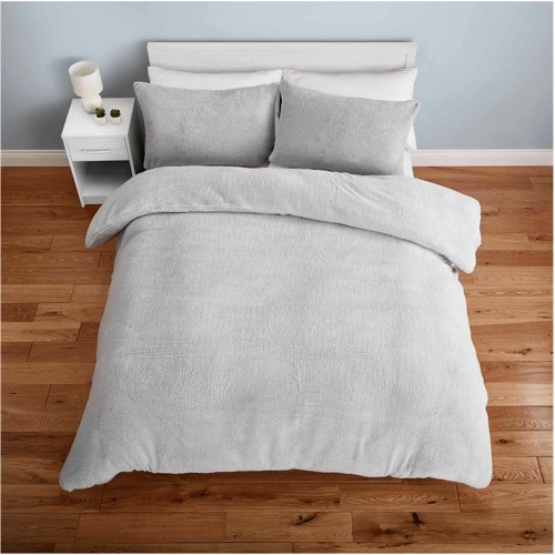 Tesco teddy fleece duvet set king new arrivals