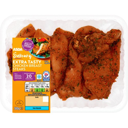 Asda Extra Special 2 Italian Style British Chicken Breast Steaks 380g Compare Prices And Where 0668