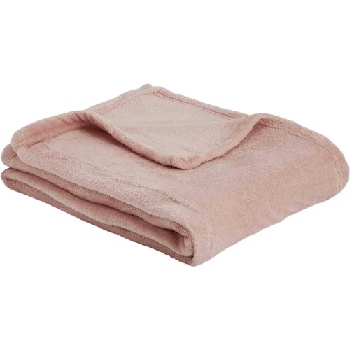 Wilko Pink Ultra Soft Throw 120x150cm Compare Prices Where To Buy Trolley