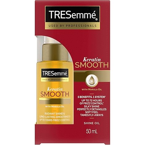 Tresemme shine outlet oil keratin smooth