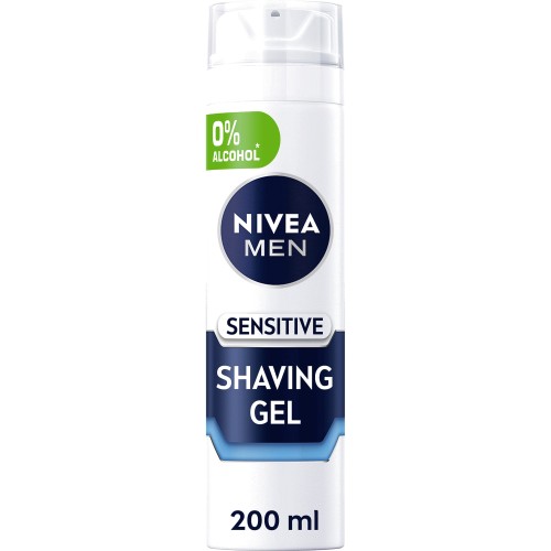 Nivea Men Sensitive Shaving Gel with % Alcohol (4 x 200ml) - Compare Prices  & Where To Buy 