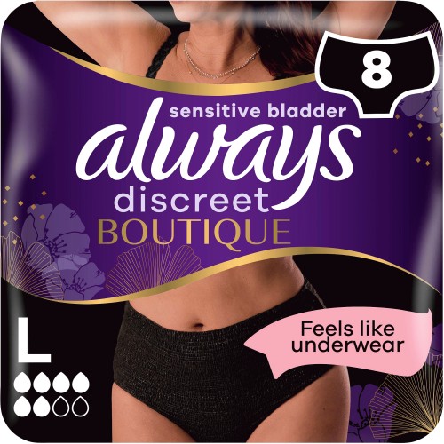 Always Discreet Underwear Incontinence Pants Women Plus M - ASDA