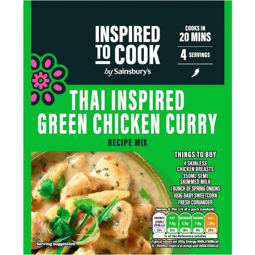 Thai green store curry sauce sainsbury's