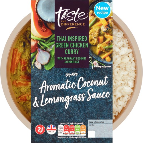 Sainsbury's thai green store curry ready meal