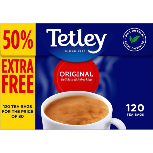 Tetley Original 80 Tea Bags 250g