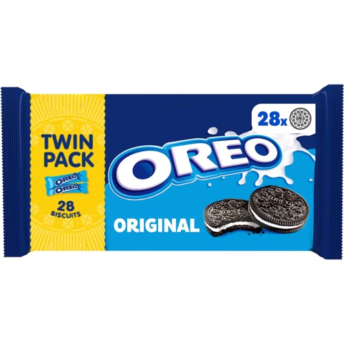 Oreo Vanilla Cookie Sandwich Biscuits Twin Pack (2 X 154g) - Compare ...