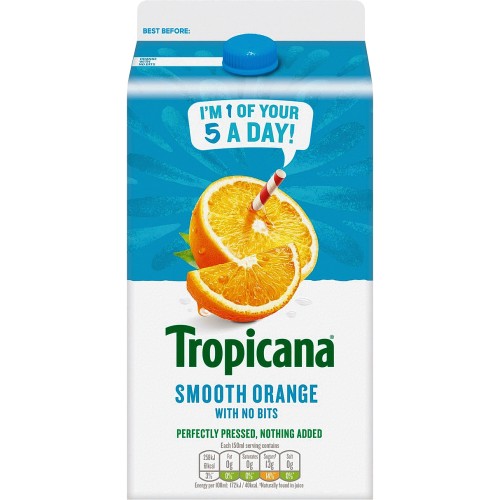 Tropicana Pure Smooth Orange Fruit Juice (1.35 Litre) - Compare Prices ...