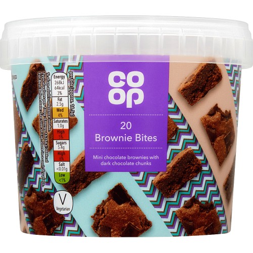 Tesco Chocolate Brownie Bites 20 Pack - Compare Supermarket Prices