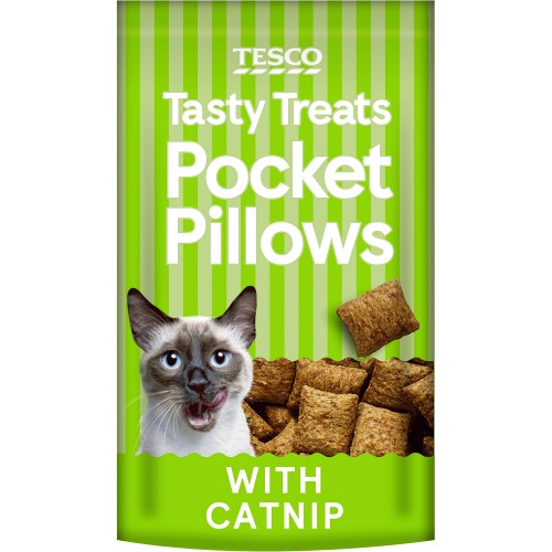 Tesco Tasty Treats Pocket Pillows With Catnip 65g Compare Prices Where To Buy Trolley