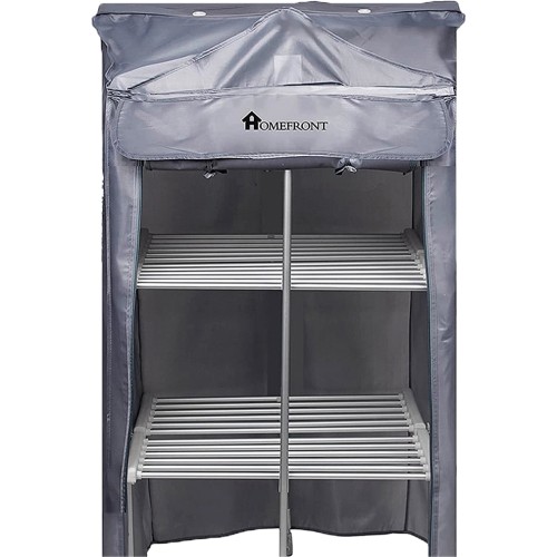 GlamHaus Digital Electric Clothes Airer Heated Drying Rack- 4-Tier