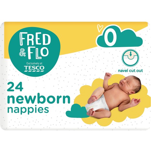 Fred & Flo Newborn Nappy Size (24) - Compare Prices & Where To Buy 