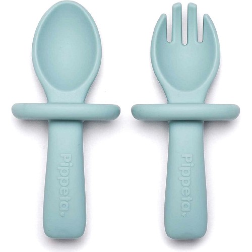 My 1st Spoon + Fork  CORAL PINK – Pippeta