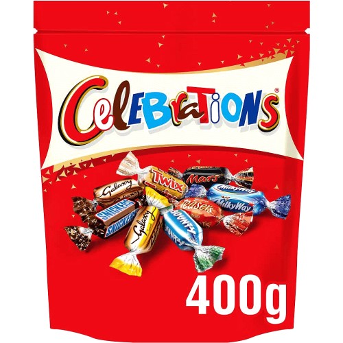 Celebrations Chocolate Sharing Pouch Bag (400g) - Compare Prices ...