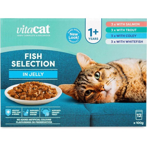 Vitacat Meaty Selection In Gravy 12 x 100g Compare Prices