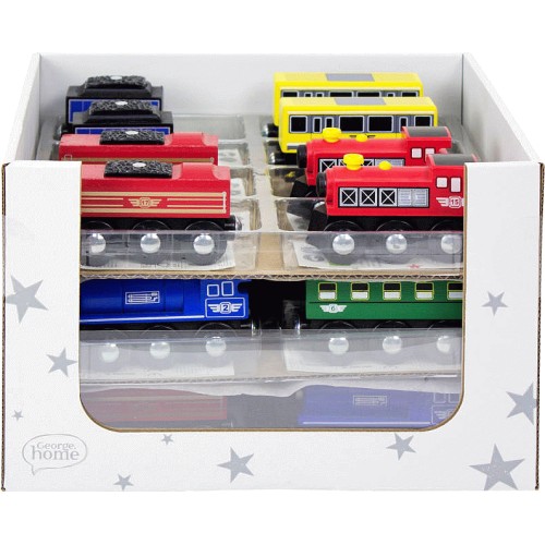 George Home Mini Wooden Toy Train Style May Vary