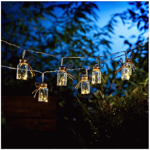 Solar festoon on sale lights sainsbury's