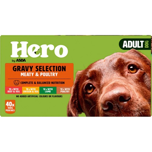 Asda hero 2025 puppy food pouches