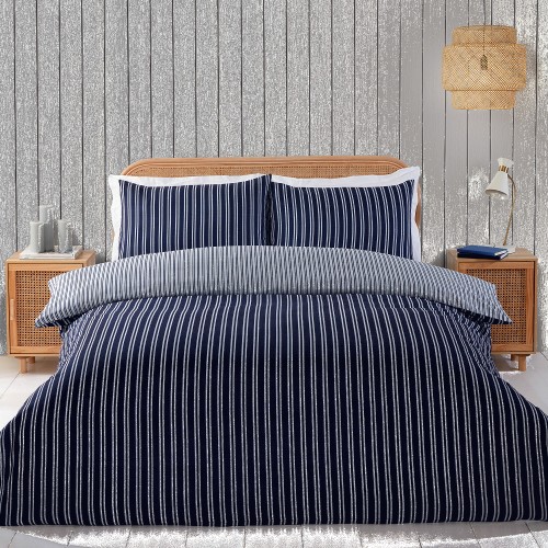 Divante Apollo Geo King Size Navy Duvet Cover and Pillowcase Set - Compare  Prices & Where To Buy 