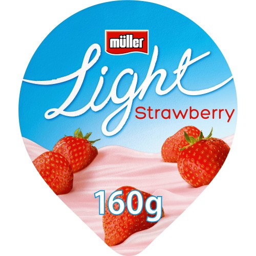 Muller Light Fat Free Strawberry Yogurt (160g) - Compare Prices & Where ...