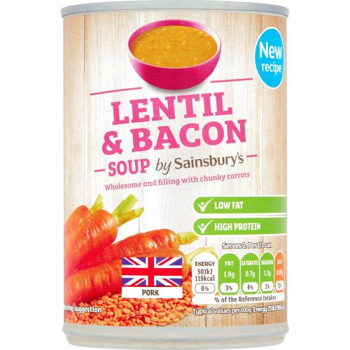 Baxters Favourites Lentil And Bacon Soup 400g Compare Prices