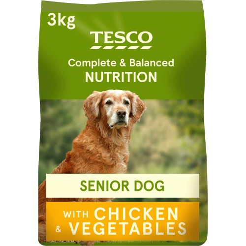 Tesco Chicken Senior Dry Dog Food 3kg Compare Prices Where