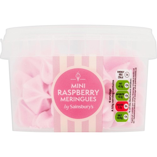 Sainsbury's Mini Raspberry Meringues (22g) - Compare Prices & Where To ...