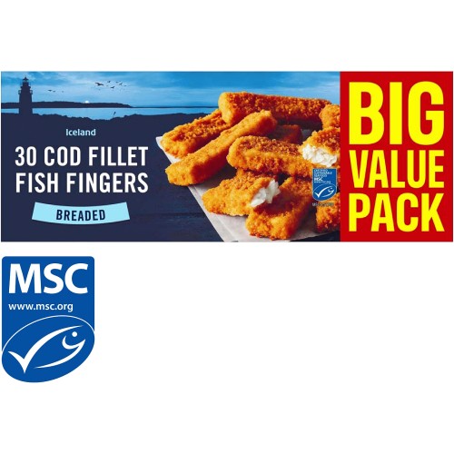 Birdseye Gluten Free Fish Fingers x 30 900g (4 Pack)