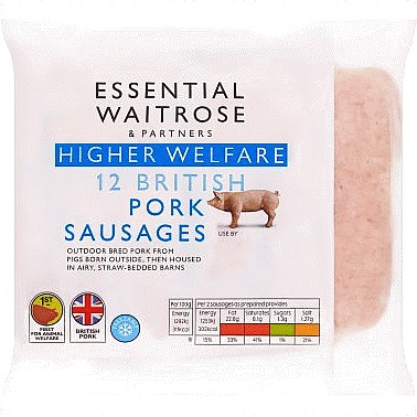 Tesco 12 Pork Sausages 681G - Tesco Groceries