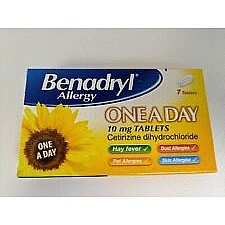 Benadryl One A Day Allergy Relief Tablets Expiry Compare