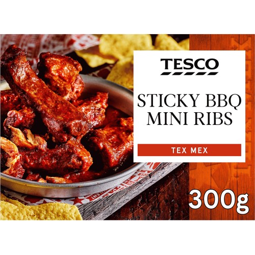 Tesco Tex Mex Sticky Bbq Mini Ribs 300g Compare Prices And Where To Buy Uk 5450