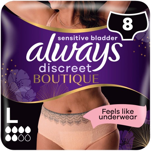 Always Discreet Boutique Underwear 