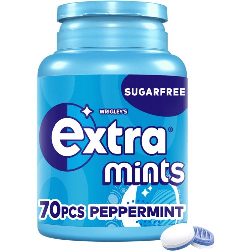 Wrigleys Extra Mints Peppermint Sugar Free Bottle 70 X 77g Compare Prices And Where To Buy