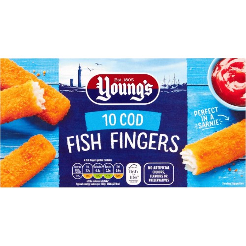 840g Birds Eye 30 Cod Fish Fillet Fingers, Starting from £7.75