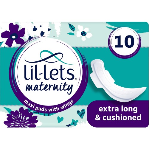 Lil-Lets Maternity Maxi Pads with Wings (10) - Compare Prices & Where To  Buy 