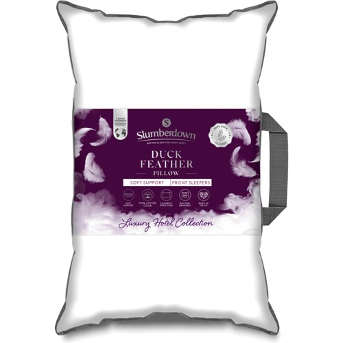 Sainsbury s Home Duck Feather Pillow Pair Compare Prices Where To Buy Trolley