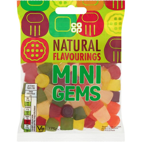 Co-op Midget Gems Fruit Flavour Gums (175g) - Compare Prices & Where To ...