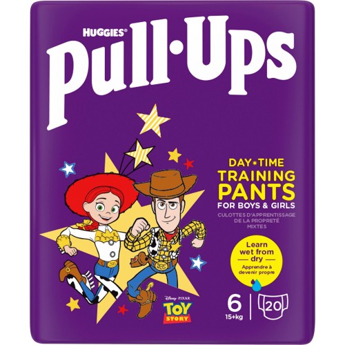 Huggies Pull-Ups Trainers Night Girls Nappy Pants, Size 5-6+ (2-4 Yrs)