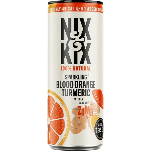 Nix & Kix Sparkling Blood Orange & Turmeric (250ml) - Compare Prices &  Where To Buy 