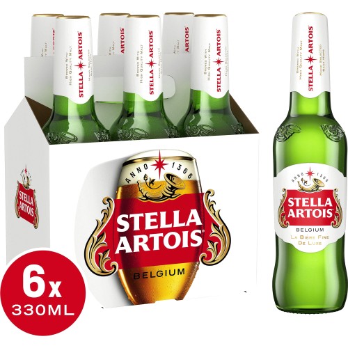 Stella Artois Belgium Premium Lager Beer Cans 4 X 568ml Compare Prices Uk