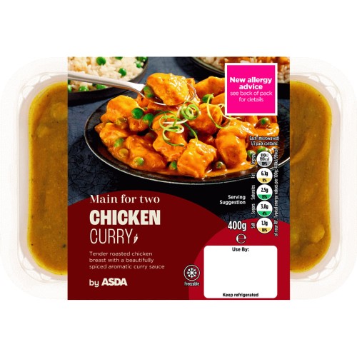 ASDA Chinese Chicken Curry and Sweet & Sour Chicken Meal for 2 (1190g) Compare Prices & Where