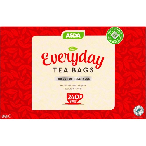 Tetley Teabags 240 Bags 1200g – British Food Shop