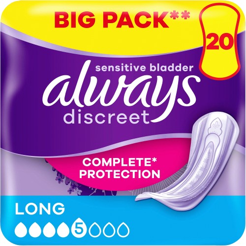 Always Discreet Incontinence Pads Normal for Sensitive Bladder (12) -  Compare Prices & Where To Buy 