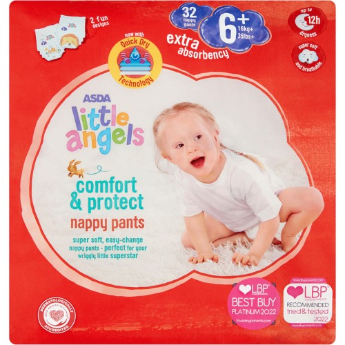 Asda nappy best sale pants size 4