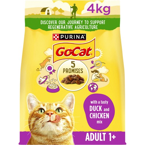 Go Cat Adult Dry Cat Food with Chicken Duck 4kg Compare Prices Where To Buy Trolley