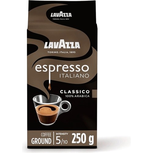 Lavazza Ground Coffee qualità rossa, 250 g – Peppery Spot