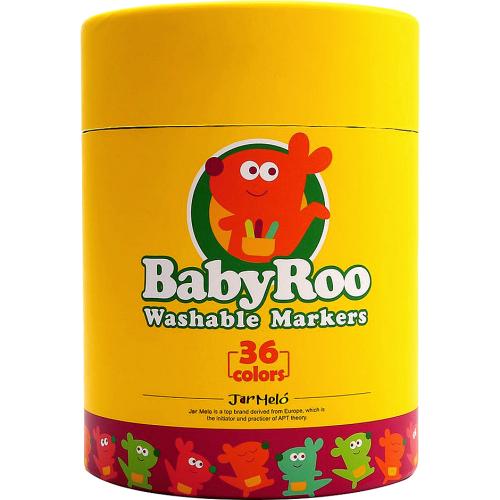 Baby Roo 24 Colours Silky Washable Crayons