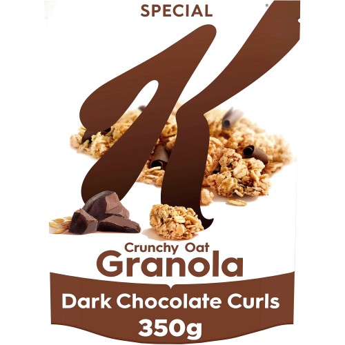 Kellogg's Special K Dark Chocolate Granola Crunchy Oat Curls (350g) -  Compare Prices & Where To Buy 