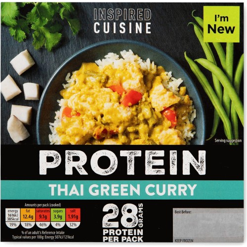 Aldi thai green store curry ready meal